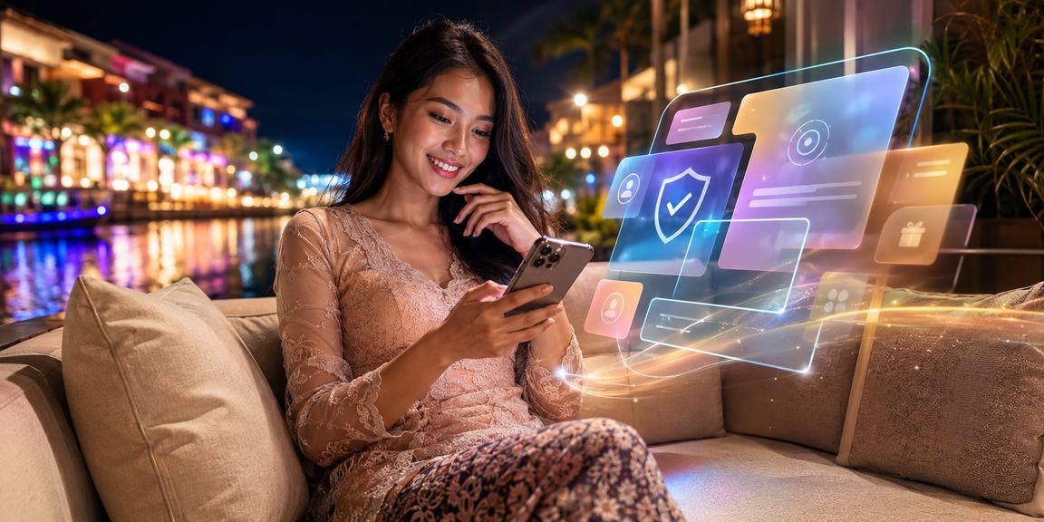 Pengguna Melaka membuat deposit untuk permainan kasino dalam talian