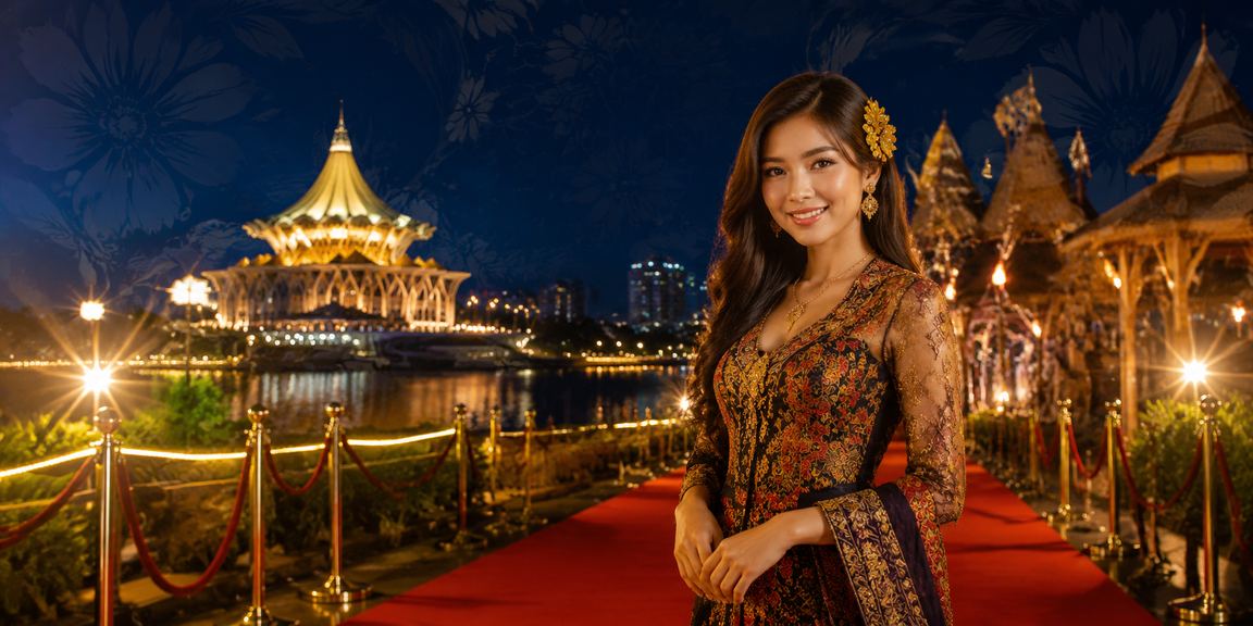Pemain kasino Sarawak menikmati permainan baccarat di platform hiburan dalam talian